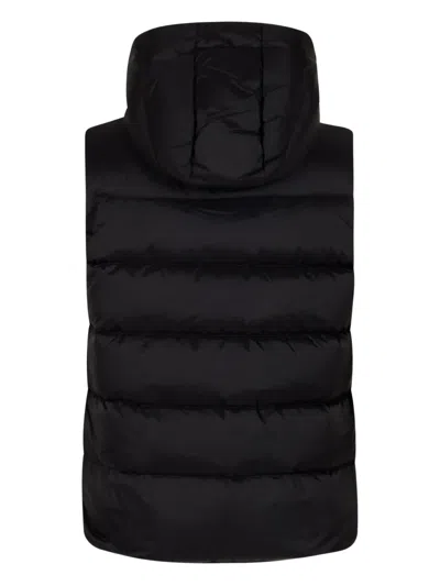 Tatras Hooded Padded Gilet In Black