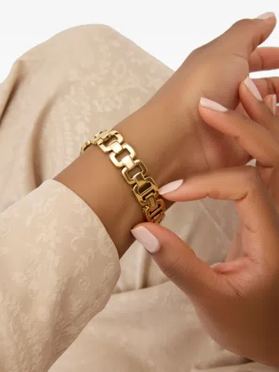 Guess Usa Recycled Steel Quartz 38mm In Gold