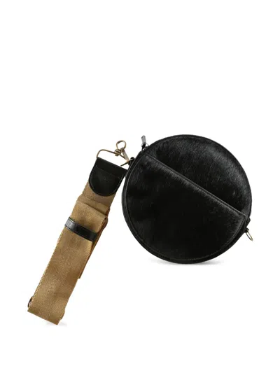 Uma Wang Round Clutch Bag In Black