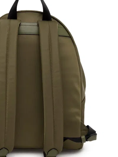 Karl Lagerfeld Logo Patch Backpack In Brown