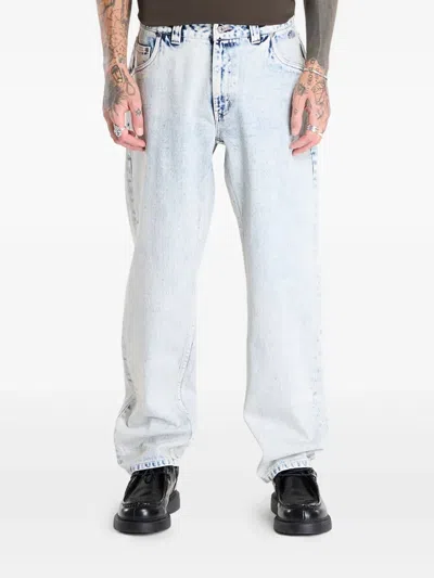 Dime Five-pockets Cotton Jeans In Blue