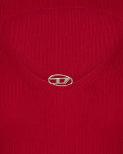 Diesel M-olina Formula Red Jersey In Red