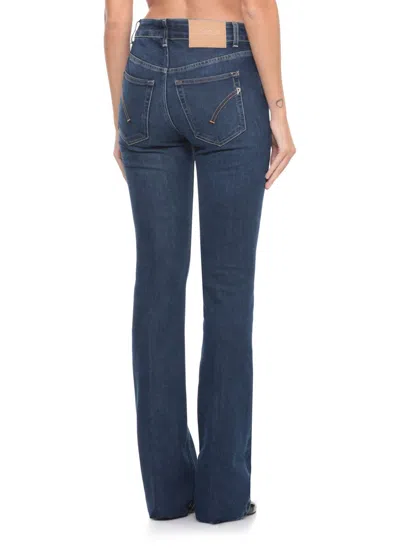 Dondup Flared Jeans Featuring Five-pocket Design In Blue