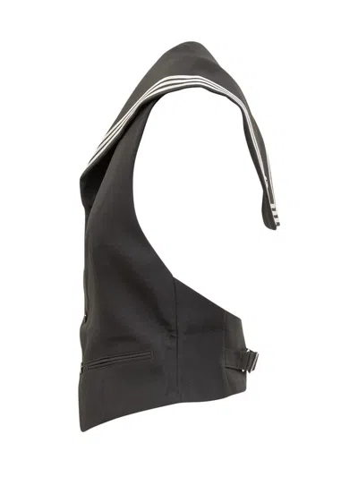 Coperni Tailored Vest Sailor Collar In Black