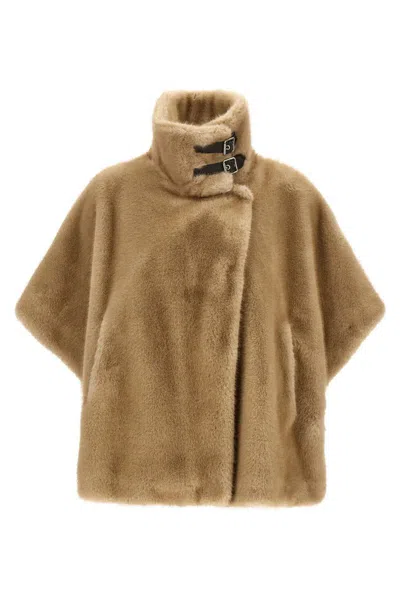 Pinko Beige Bedside Table Hood In Brown