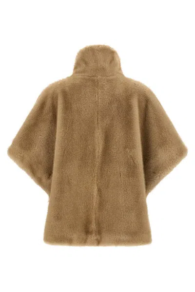 Pinko Beige Bedside Table Hood In Brown