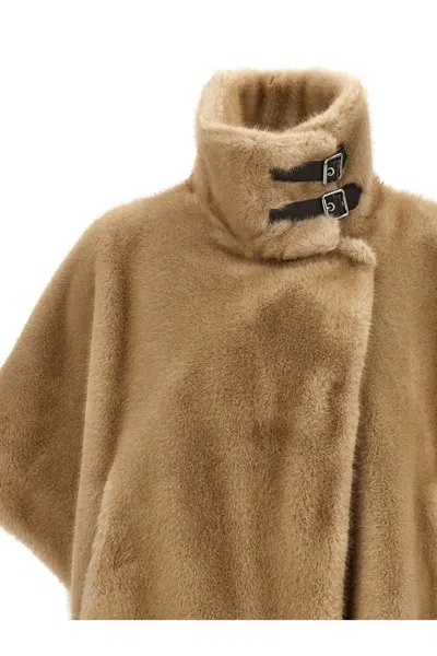 Pinko Beige Bedside Table Hood In Brown