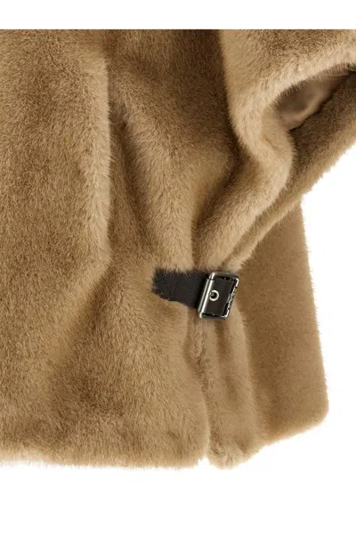 Pinko Beige Bedside Table Hood In Brown