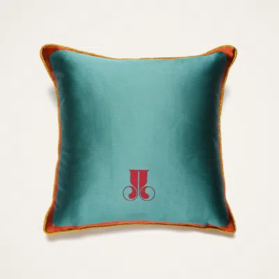 La Doublej Cushion In Blue