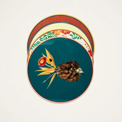 La Doublej Disk Coasters Set Of 4