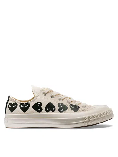 Comme Des Garcons Play Converse "chuck 70 Multi Hearts" Sneaker In Neutral