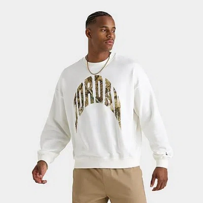 Jordan X Realtree Oversize Graphic Crewneck Sweatshirt In White