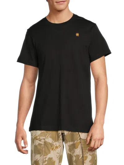 G-star Men's Originals Logo Graphic Cotton T-shirt In Black