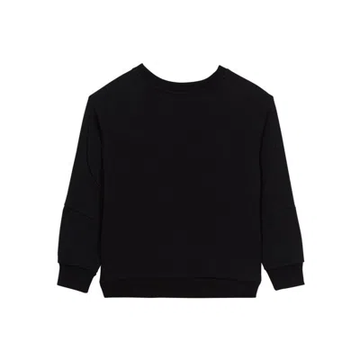 Balmain Kids Vintage Logo Printed Sweatshirt In Black