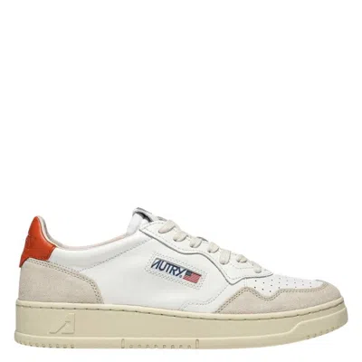 Autry Men's Medalist Leather Lowtop Sneakers In White