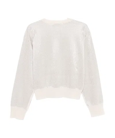 Haikure Kir Embellished Wool Sweater In White