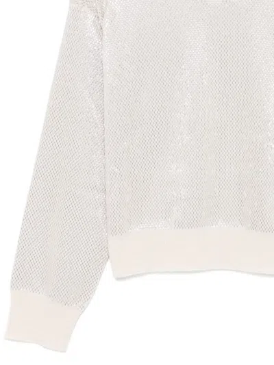 Haikure Kir Embellished Wool Sweater In White