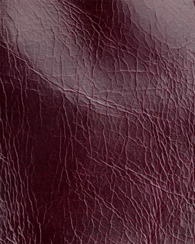 Prada Rectangular Leather Pouch For Cards And Essentials In Burgundy