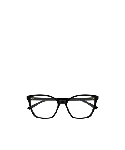 Gucci Eyewear Square Frame Glasses In Black