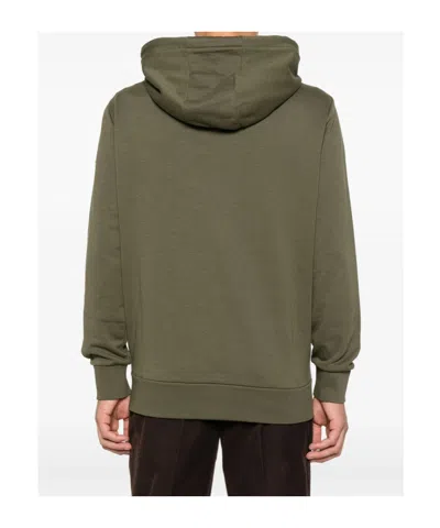 Moncler Zip-fastening Hoodie In Green