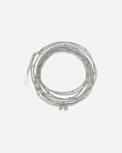 Brunello Cucinelli Silver Bracelet In Metallic