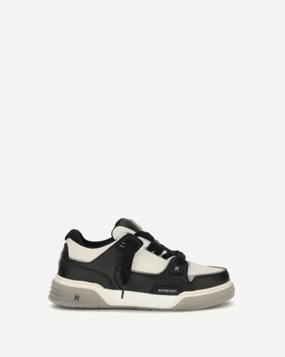 Represent Studio Leather Sneakers In Multi