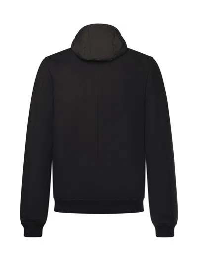 Moorer Callum Hooded Jacket In Black
