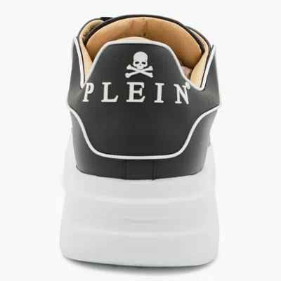Philipp Plein Black Low-top Sneakers In Animal Print