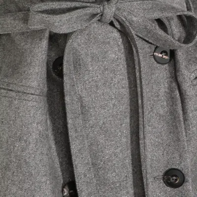 Antonelli Belted Double-breasted Jacket In Gray