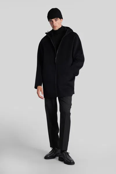 Aspesi M196 Knitwear In Black Wool In Black