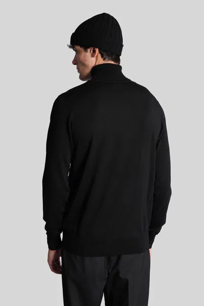 Aspesi M196 Knitwear In Black Wool In Black