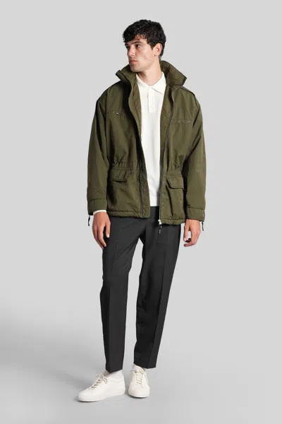 Aspesi Gravel Casual Jacket In Green Polyester In Green