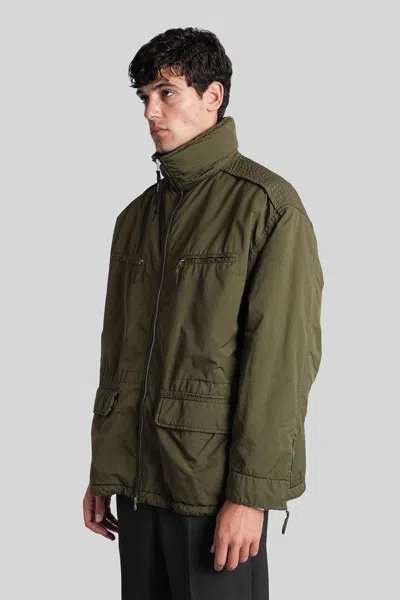 Aspesi Gravel Casual Jacket In Green Polyester In Green