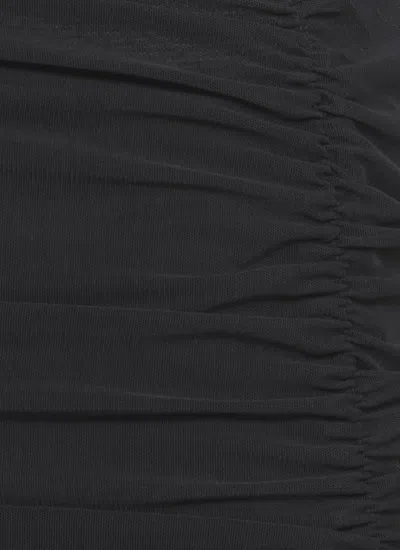 Mar De Margaritas Woman Midi Skirt Black Size Xl Polyamide, Elastane, Polyester In Black