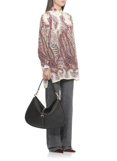 Etro Paisley Print Silk Shirt With Collared Neck In Multi