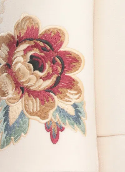 Etro Blazer With Embroidery In Neutral