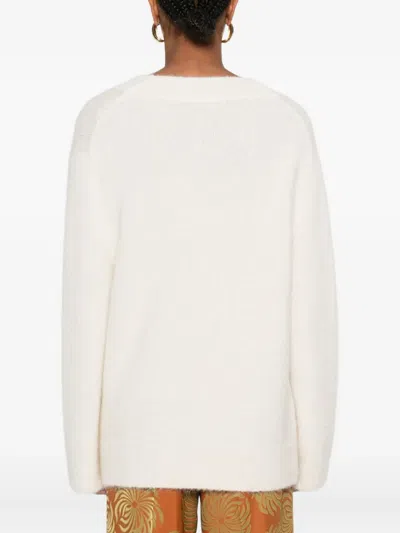 Dorothee Schumacher V-neck Sweater In White