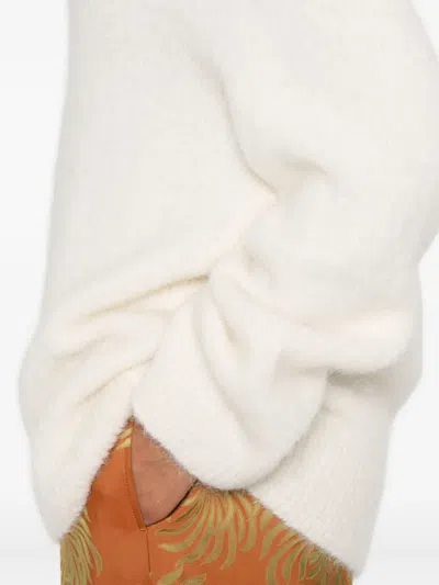 Dorothee Schumacher V-neck Sweater In White