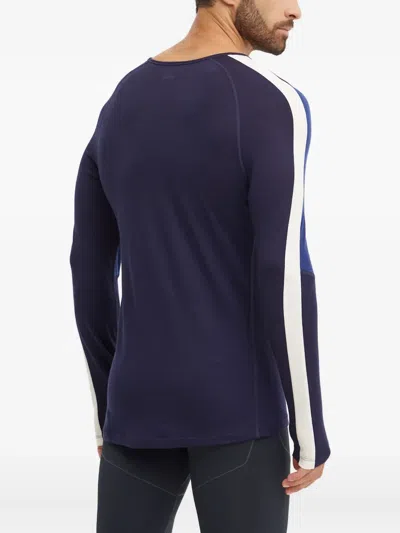 Icebreaker Panelled Long-sleeve Top In Blue