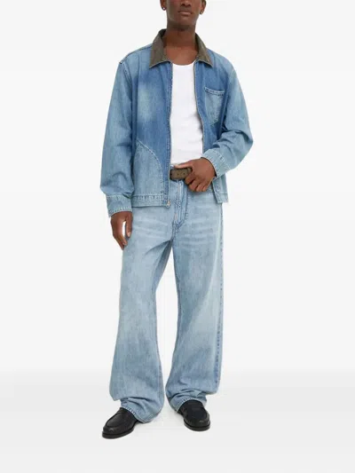 Levi's Pocket Zip Jacket In Blue