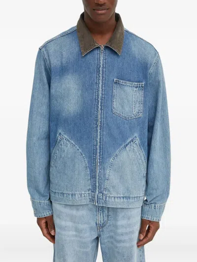 Levi's Pocket Zip Jacket In Blue