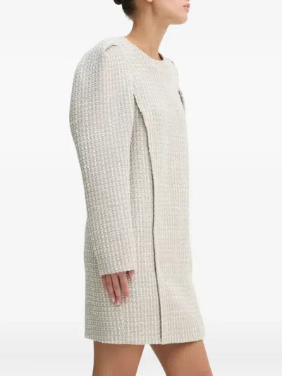 Iro Juliette Balloon Sleeves Mini Dress In White