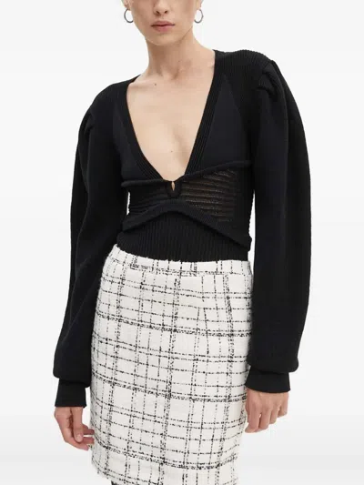 Iro V-neck Sweater In Black