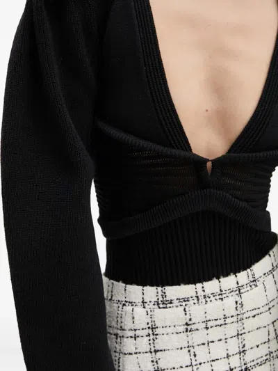 Iro V-neck Sweater In Black