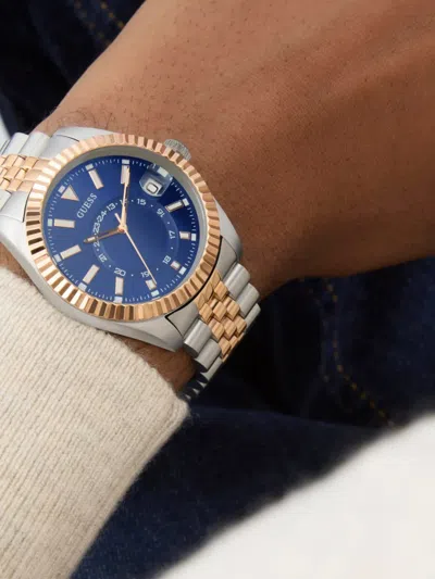 Guess Usa Stainless Steel 42mm In Multi