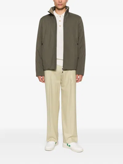 Sease High-neck Zip-up Jacket In Green