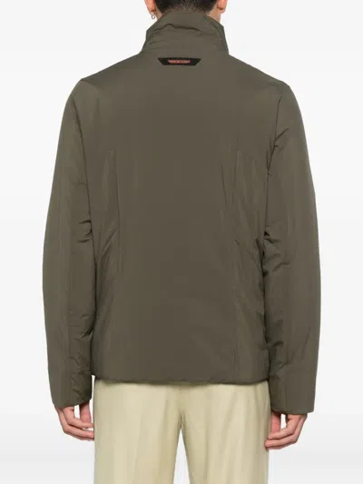 Sease High-neck Zip-up Jacket In Green