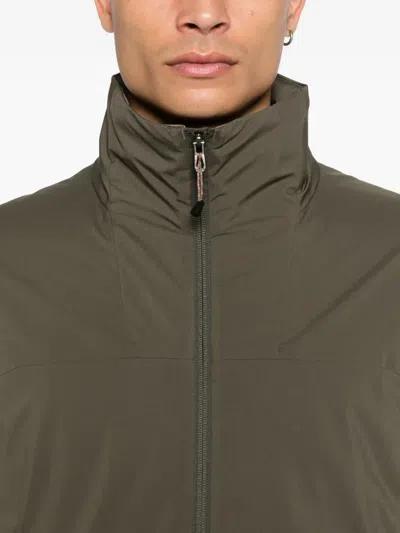 Sease High-neck Zip-up Jacket In Green