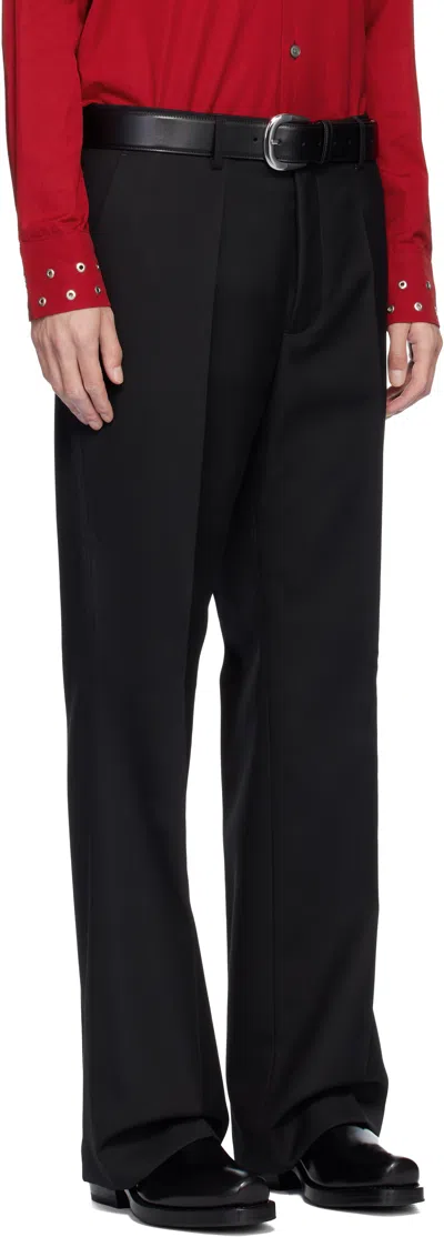 Second / Layer Black Passo Trousers In Black