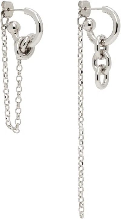 Justine Clenquet Amon Earrings In Metallic